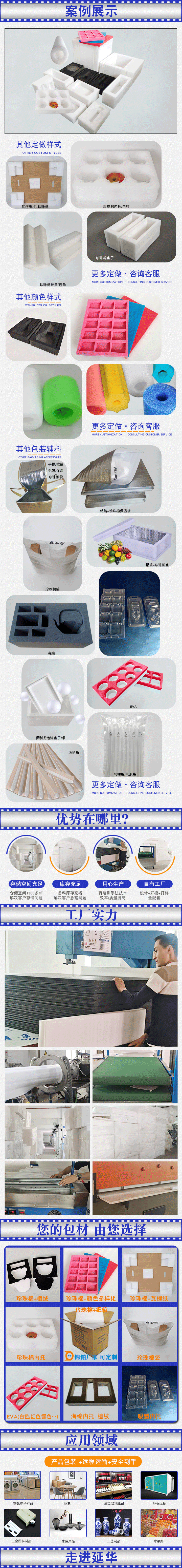 珍珠棉包装辅料防撞减震 珍珠棉包装辅料防撞减震